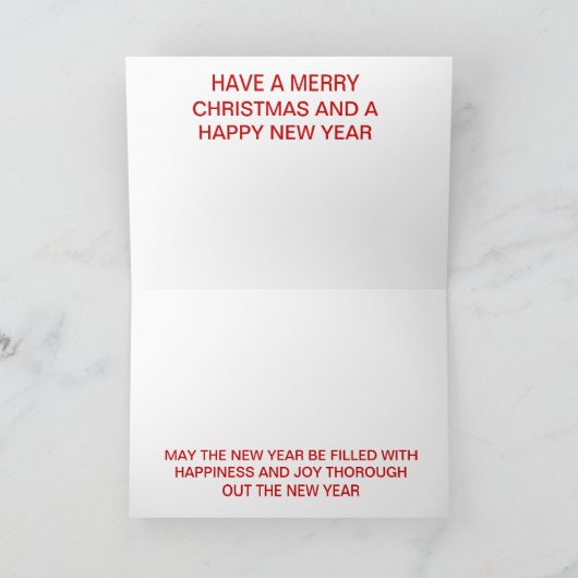 カントリーハイバーレクリスマスカード シーズンカード (内部)