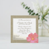 カントリーハイビスカストロピクルブライダルシャワー 招待状 (スタンド正面)