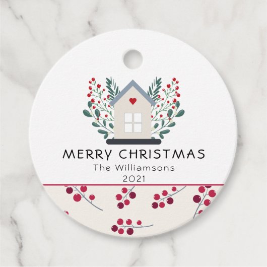 カントリーハウスとベリーズファミリー名 フェイバータグ (正面)