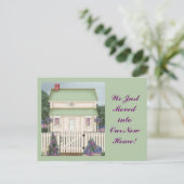 カントリーハウスはがき – 私たちは引っ越した.... 案内ポストカード (スタンド正面)