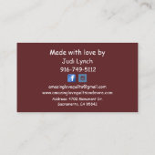 カントリーハウスカスタムズ 名刺 (裏面)