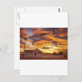 カントリーハウスサンセットロンモントコロラド大きい石Cou ポストカード (正面/裏面)