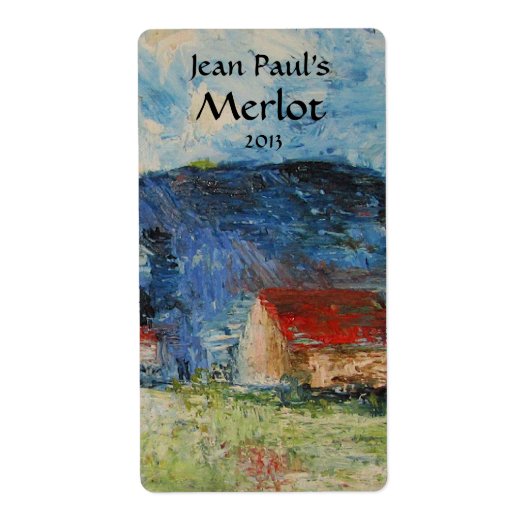 カントリーハウスワインラベル ラベル (正面)