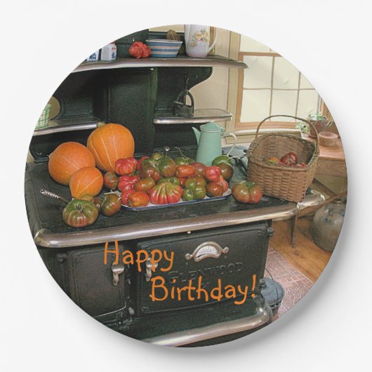 カントリーハーベストクックストーブ ペーパープレート (正面)