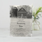 カントリーバーンアンドサイロホームカミングダンス招待状 招待状 (スタンド正面)