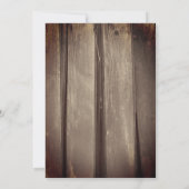 カントリーバーンウッドジュニア/シニアプロム 招待状 (裏面)