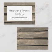 カントリーバーンウッド結婚ズのウェブサイトカード エンクロージャーカード (正面/裏面)
