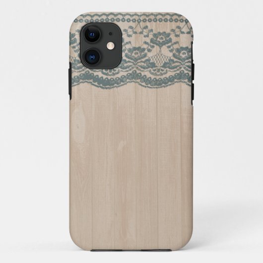カントリーバーンウッド&レース Case-Mate iPhoneケース (裏面)