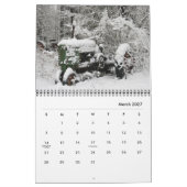 カントリーバーンズトラクター農場 カレンダー (3月 2027)