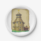 カントリーバーンハウス ペーパープレート (正面)