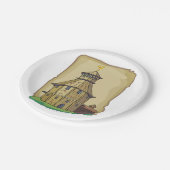 カントリーバーンハウス ペーパープレート (アングル)