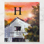 カントリーバーンワインラベル ワインラベル (シングルラベル)