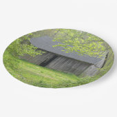 カントリーバーン紙プレート ペーパープレート (アングル)