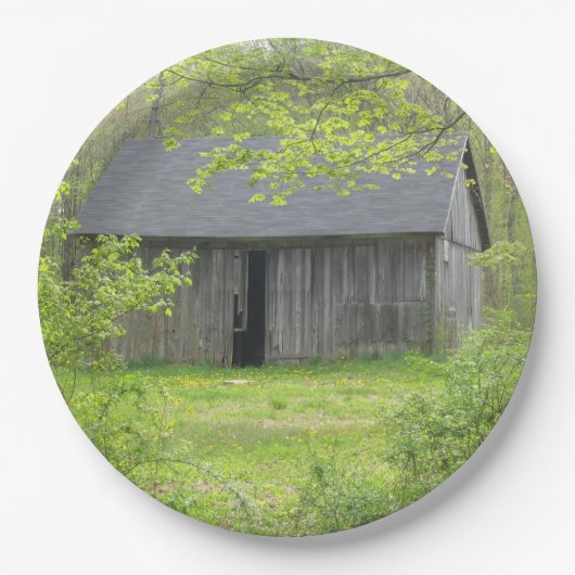 カントリーバーン紙プレート ペーパープレート (正面)