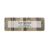 カントリーバ素朴ンウッド差出人住所 ラベル (正面)