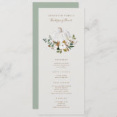 カントリーパンプキン感謝祭ディナーメニュー メニュー (正面/裏面)