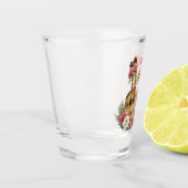 カントリーパーソナライズされた音楽 ショットグラス (左)