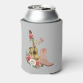 カントリーパーソナライズされた音楽 缶クーラー (缶裏面)