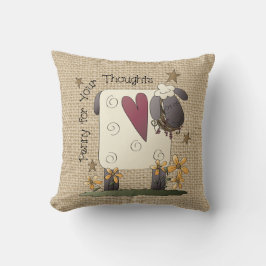 カントリーヒツジフェイクの膝枕 クッション