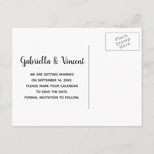 カントリーヒマワリとレースの結婚式の日付を保存 案内ポストカード (裏面)