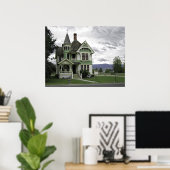 カントリービクトリアン – ハミルトンモンタナ ポスター (ホームオフィス)