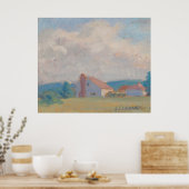 カントリービスタ – クラネク風景(1945) ポスター (キッチン)