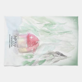 カントリービレッジホワイトクリスマス キッチンタオル (横)