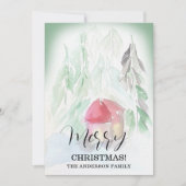 カントリービレッジホワイトクリスマス シーズンカード (正面)