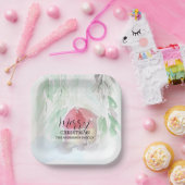 カントリービレッジホワイトクリスマス ペーパープレート (パーティー)