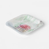 カントリービレッジホワイトクリスマス ペーパープレート (傾斜あり)