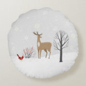 カントリービレッジ&ワイルドライフダブルサイド ラウンドクッション (裏面)