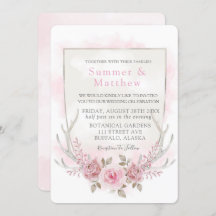 カントリーピンクグレー牡丹ディアー〔雄ジカの〕枝角結婚ズ