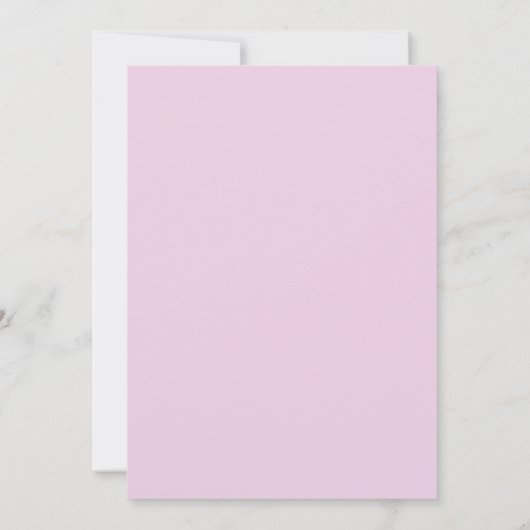 カントリーピンクパープルイエローワイルドフラワー結婚ズ 招待状 (裏面)