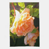 カントリーピーチバラ キッチンタオル (縦)