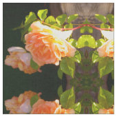 カントリーピーチバラ ファブリック (クローズアップ)