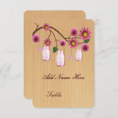 カントリーピ素朴ックソンジャーステーブル座席表 招待状 (正面/裏面)