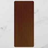 カントリーピ素朴ンクMason Jarsのメ結婚ニューカード メニュー (裏面)