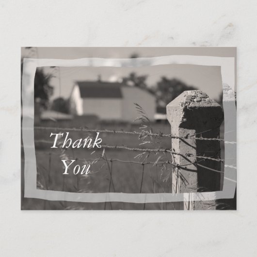 カントリーファームありがとう ポストカード (正面)