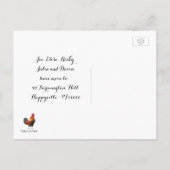 カントリーファームの羊の移動の発表 案内ポストカード (裏面)