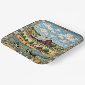 カントリーファームキルト ペーパープレート (傾斜あり)