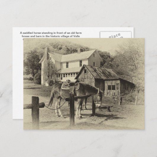 カントリーファームシーンポストカード ポストカード (正面/裏面)