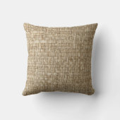 カントリーファームハウスウィーブパターンプリントモノグラム クッション (裏面)