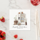 カントリーファームハウスキッチン |ブライダルシャワーナプキン スタンダードカクテルナプキン (インサイチュ)