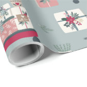 カントリーファームハウスキュートホリデークリスマスクリスマス ラッピングペーパー (ロールコーナー)