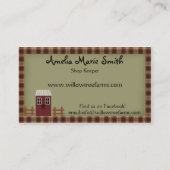 カントリーファームハウス初期の名刺 名刺 (裏面)