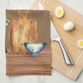 カントリーファームハウス素朴キッチンタオル キッチンタオル (四つ折り)