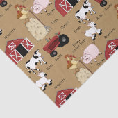 カントリーファームパターンティッシュペーパー 薄葉紙 (詳細)