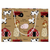 カントリーファームパターン大抱き枕 ラージペーパーバッグ (裏面)