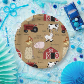 カントリーファームパーティー紙プレート ペーパープレート (パーティー)