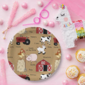 カントリーファームパーティー紙プレート ペーパープレート (パーティー)